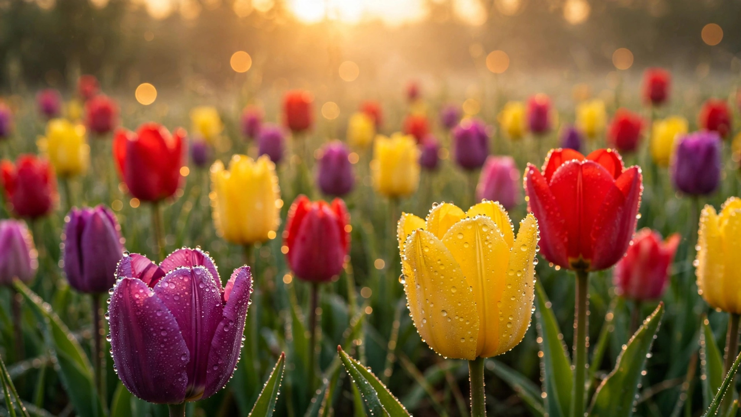 FlowerWallpaper - Colorful tulips