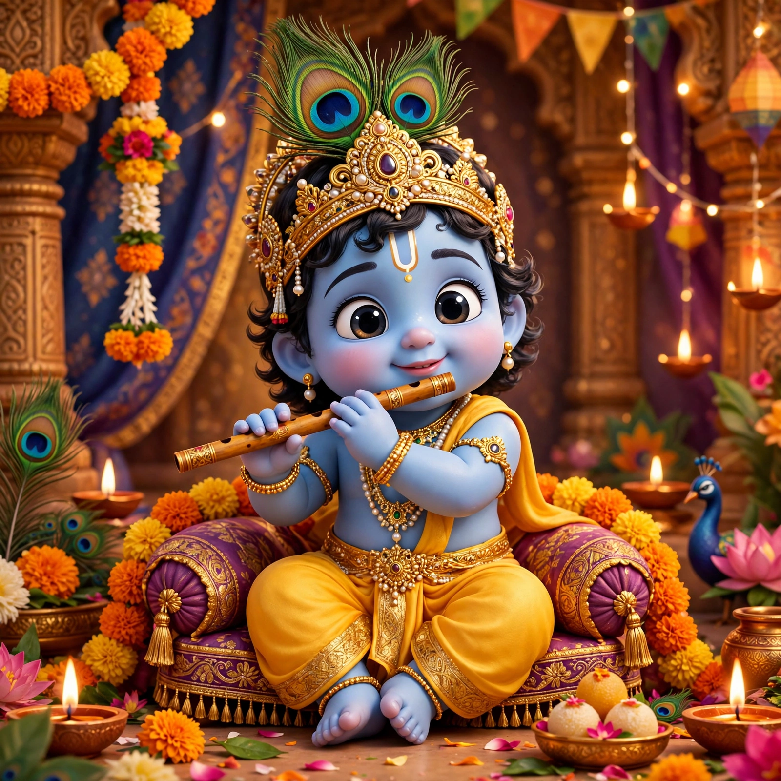Royal Krishna - Flute