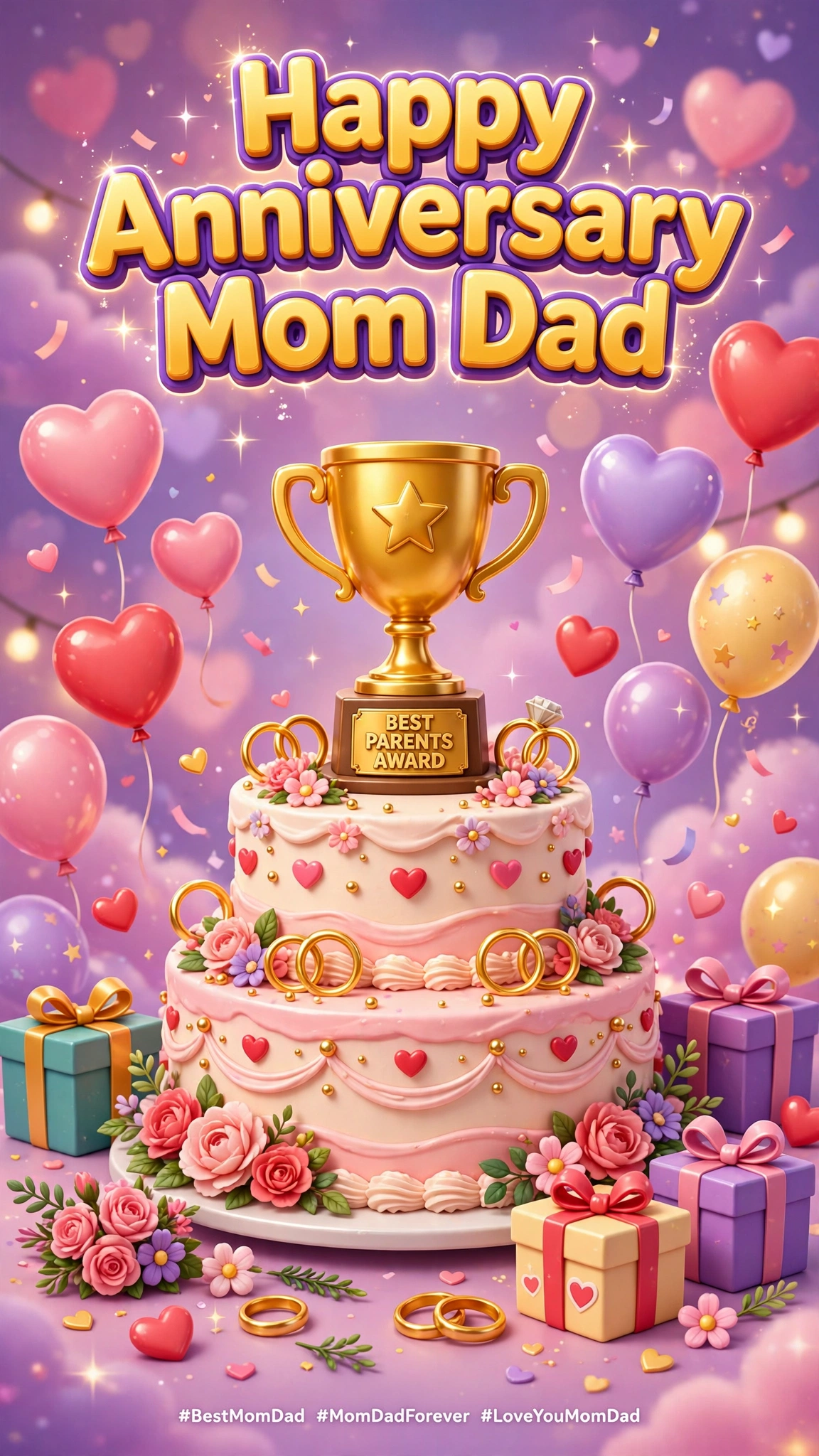 HappyAnniversaryMomDad-BestMomDad