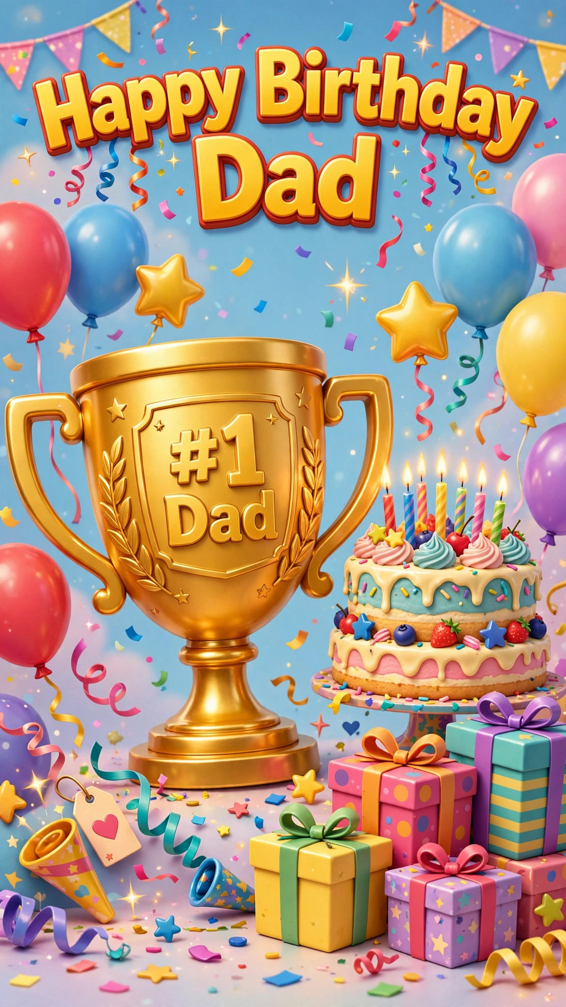 HappyBirthdayDad-coffee mug tools cake