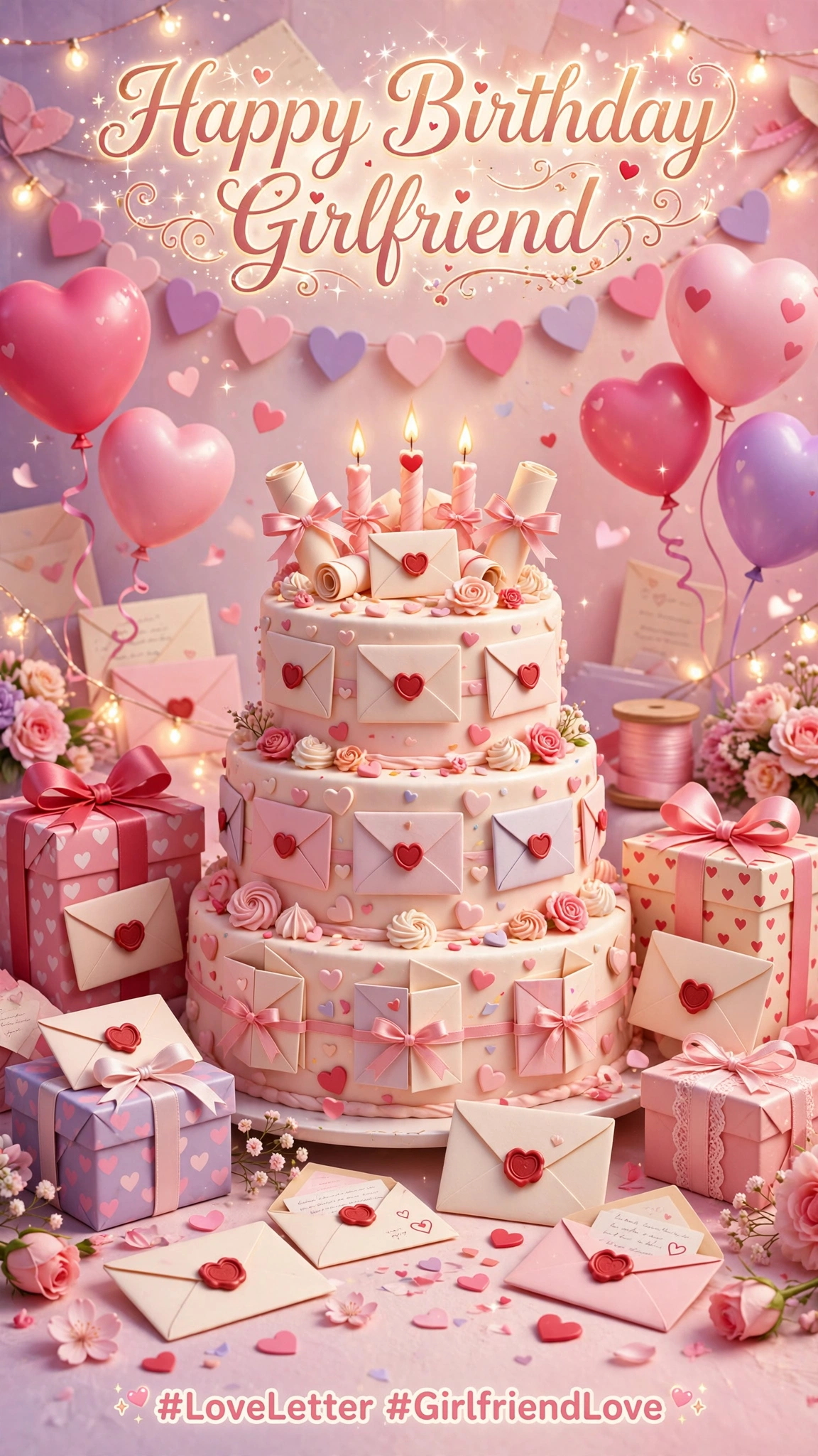 HappyBirthdayGirlfriend -love letters
