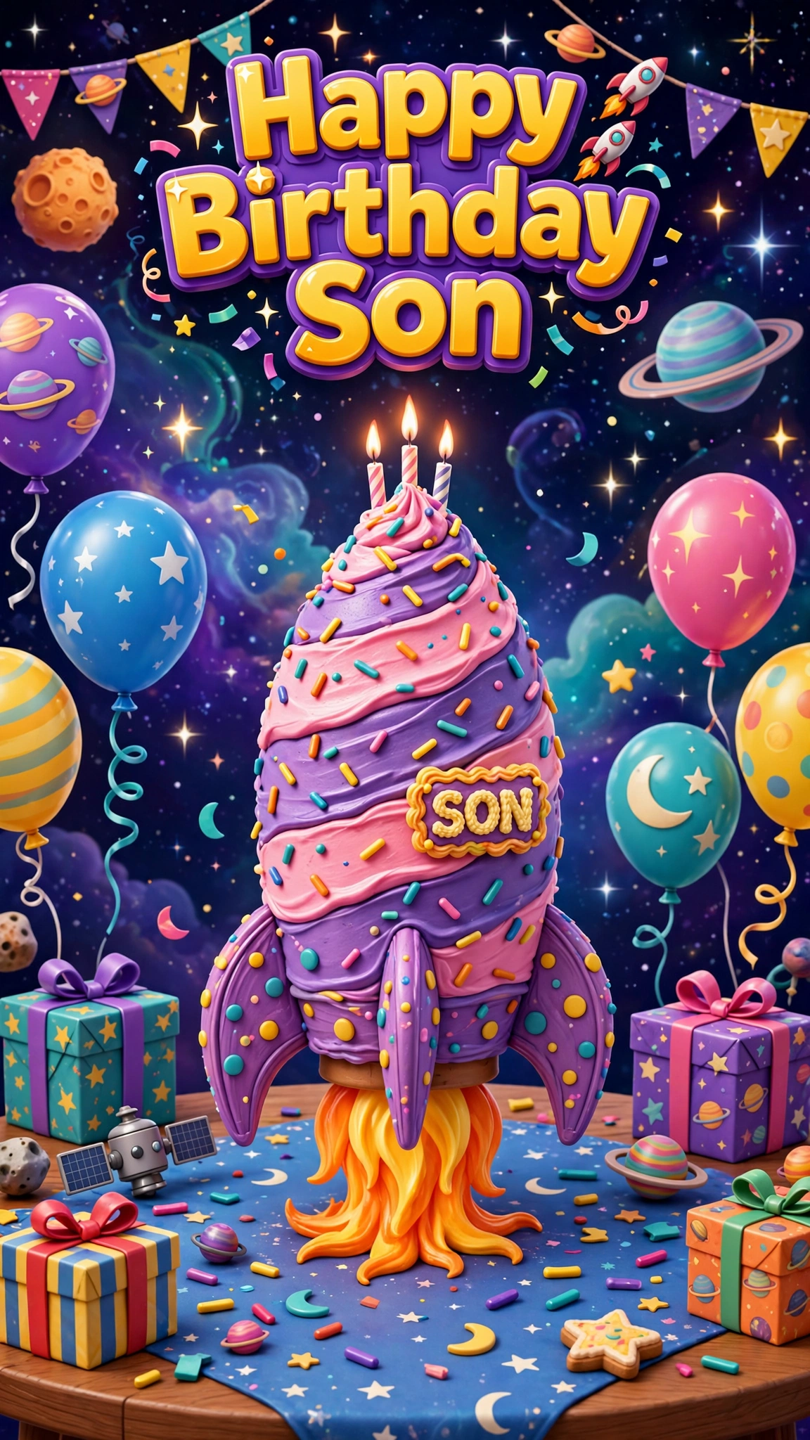 HappyBirthdaySon-RocketCake