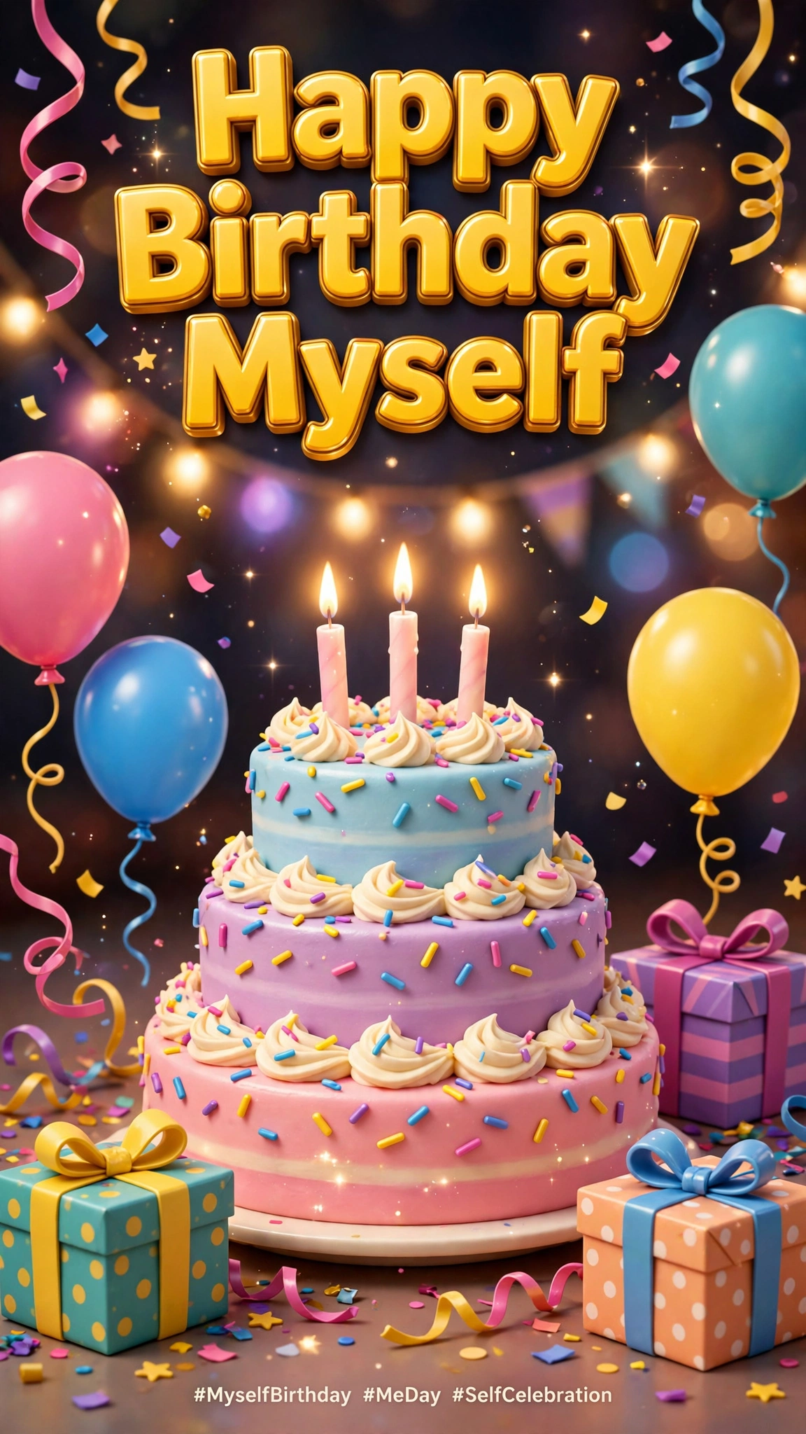 HappyBirthdayToMe -SelfCelebration