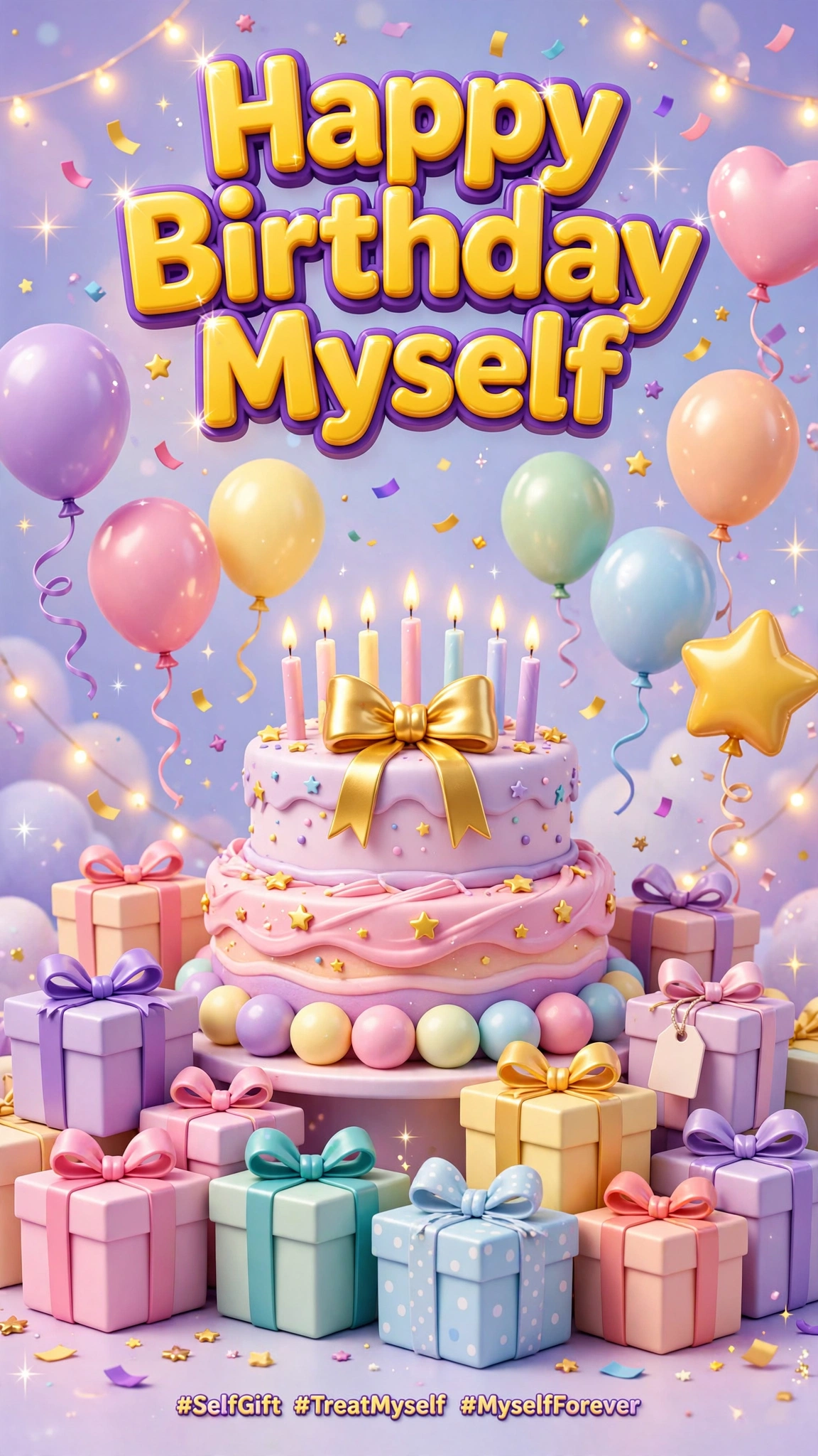 HappyBirthdayToMe -TreatMyself