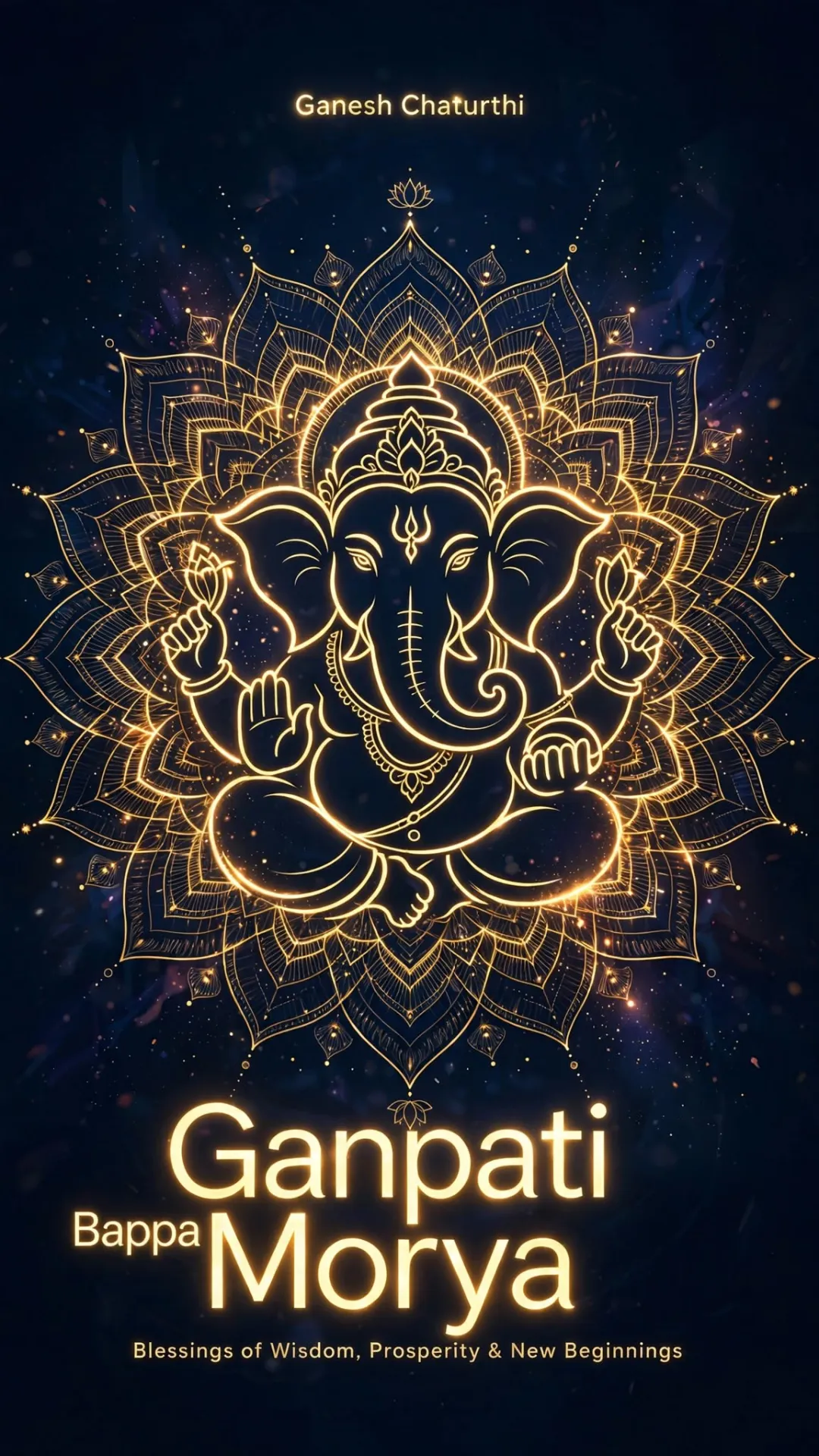 Ganpati 3D Painting