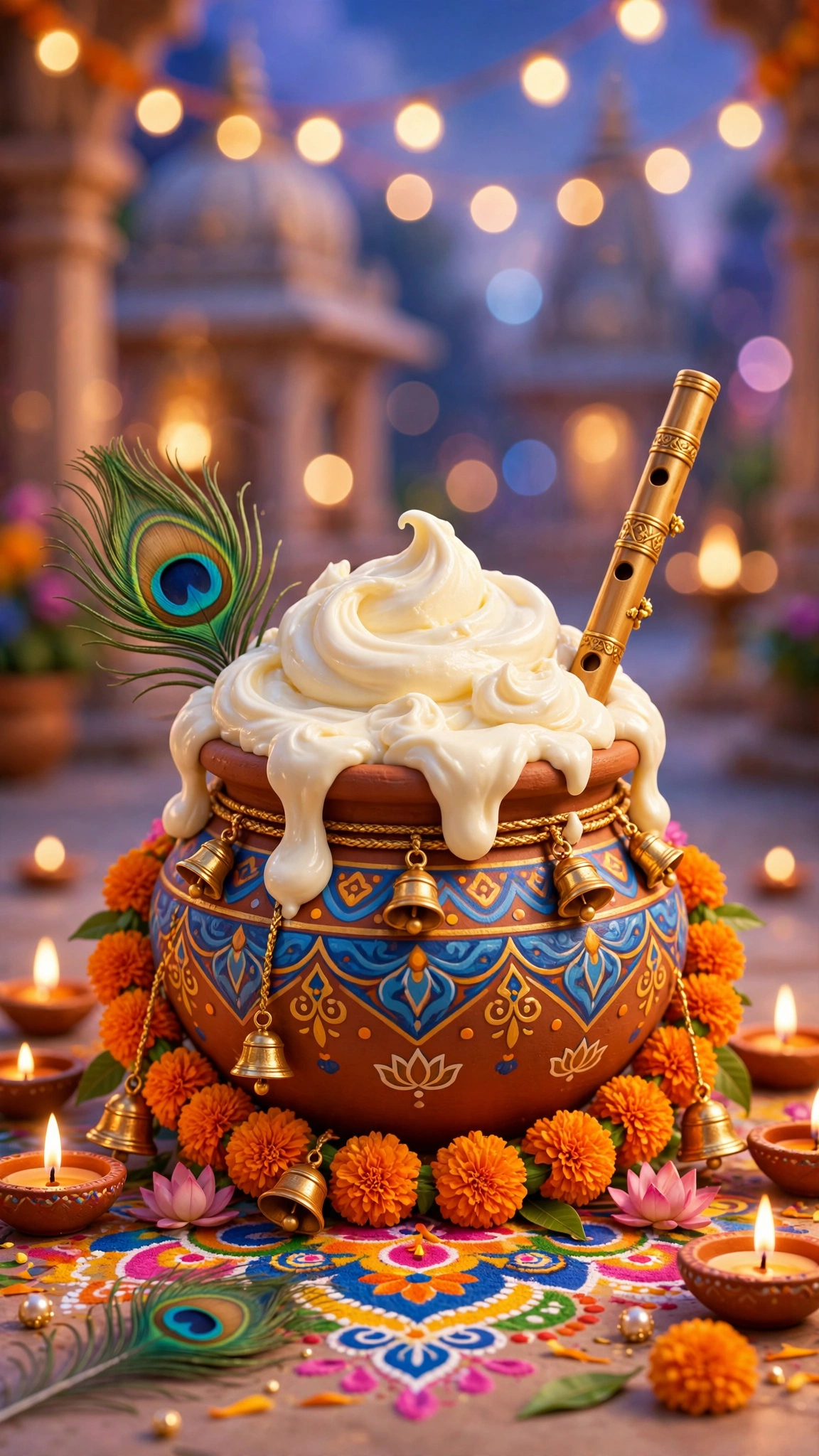 Matki + flute + morpankh