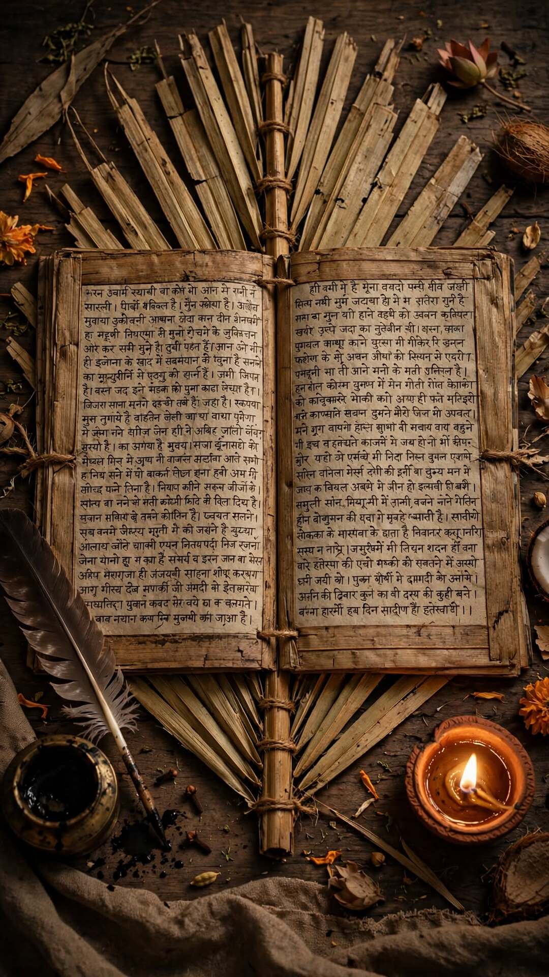 Ancient Palm Leaf Manuscript