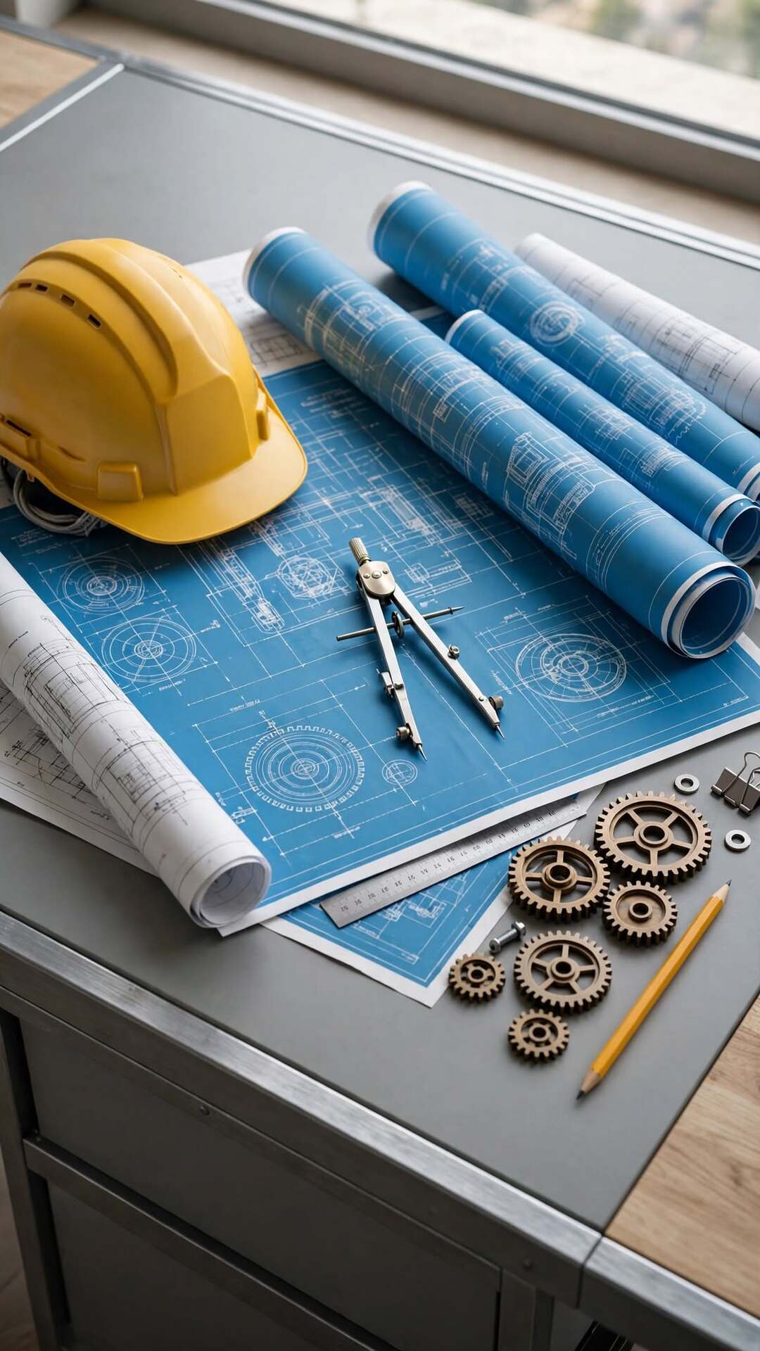 Engineers Day Blueprint Desk