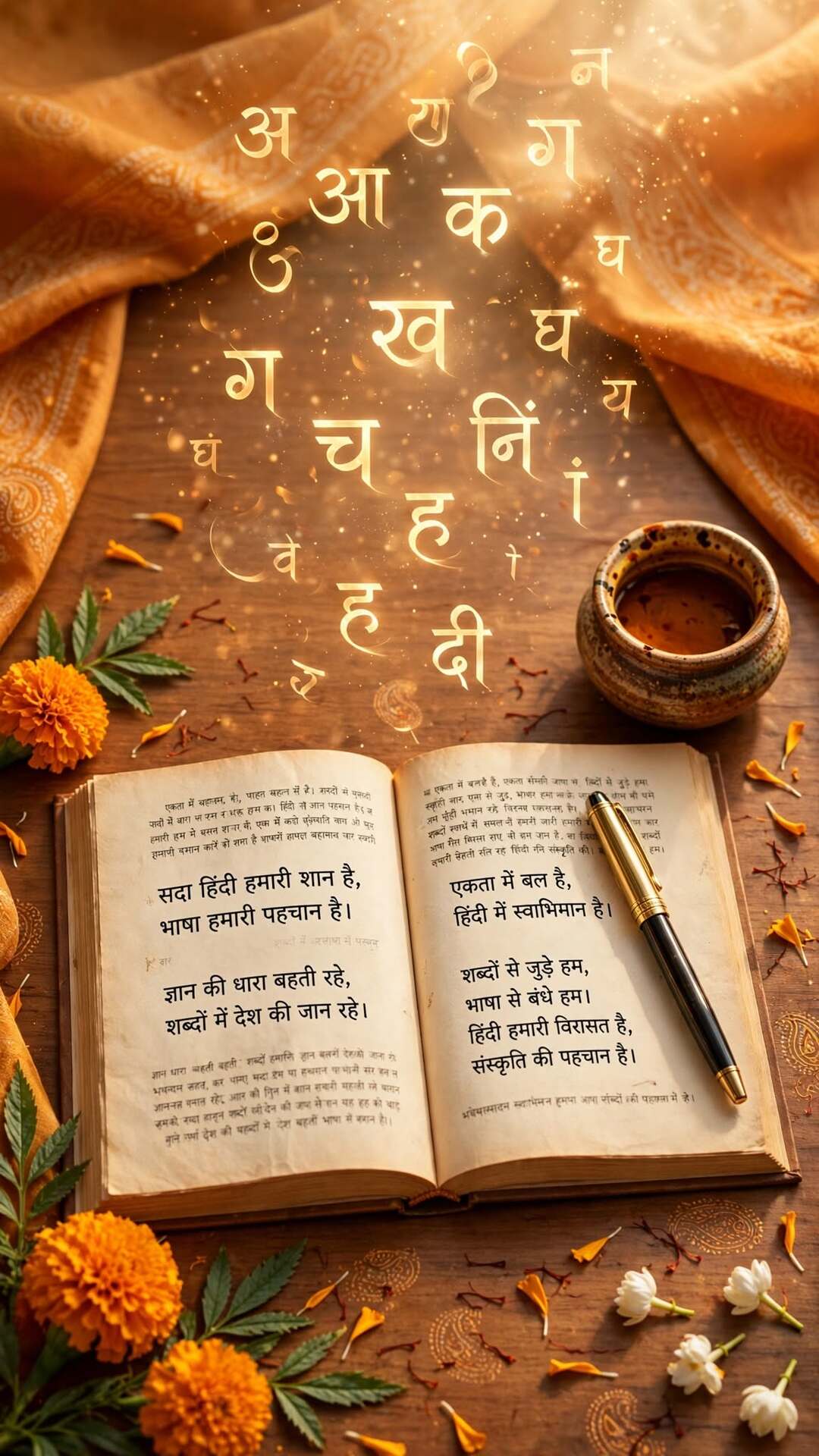 Hindi Diwas Hindi Ink Book