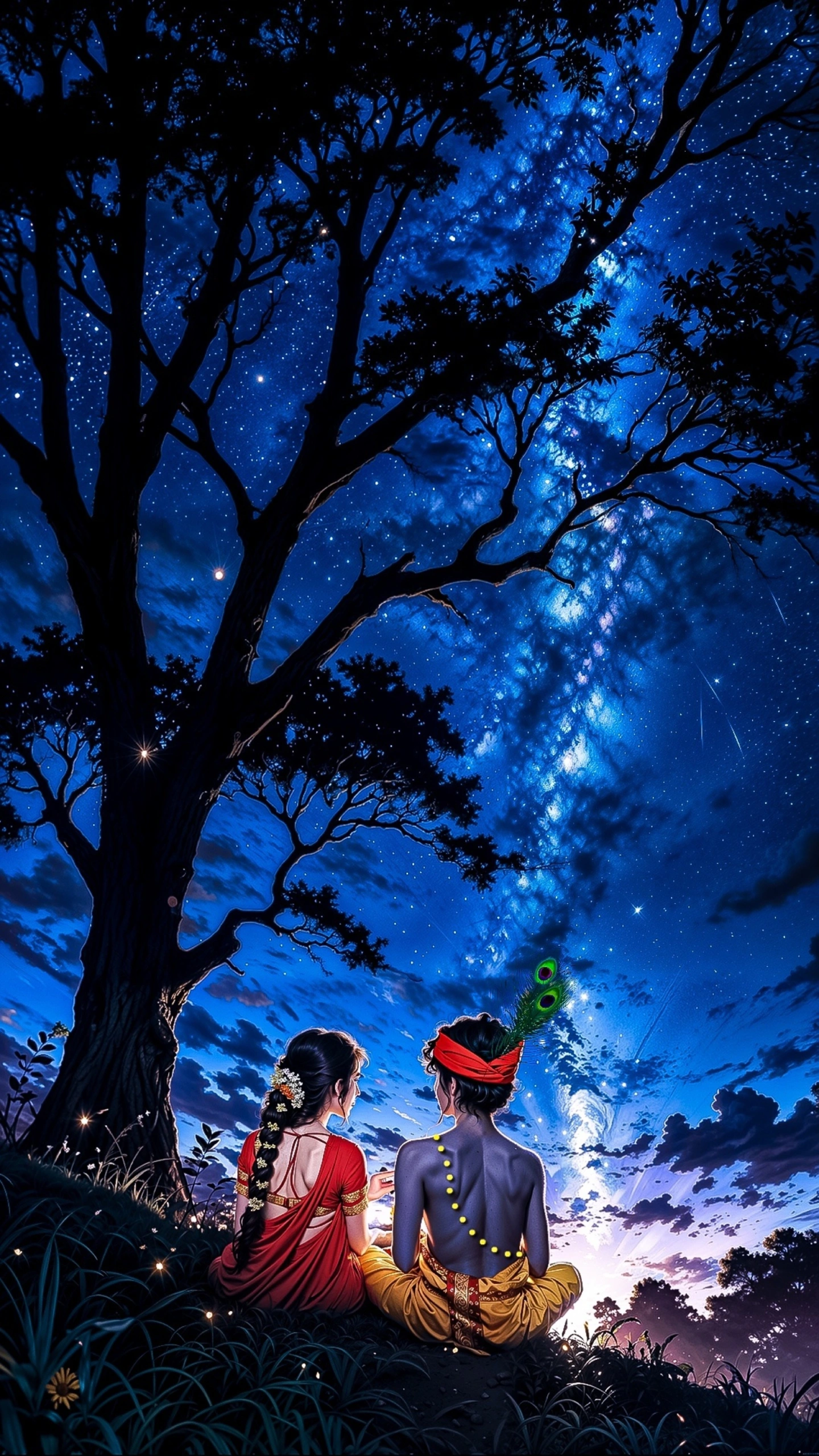 radha krishna night