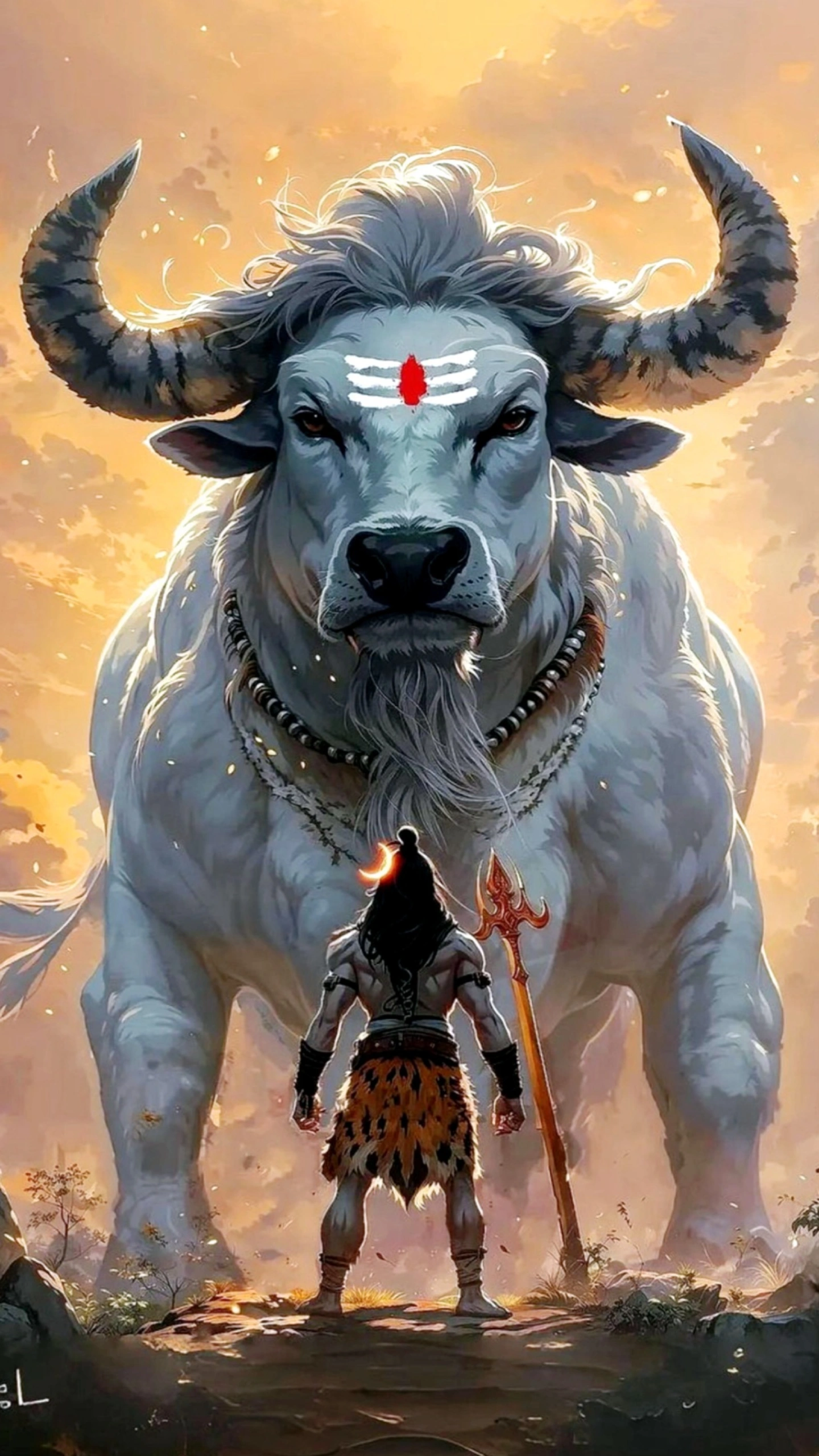 shiva and nandi giant