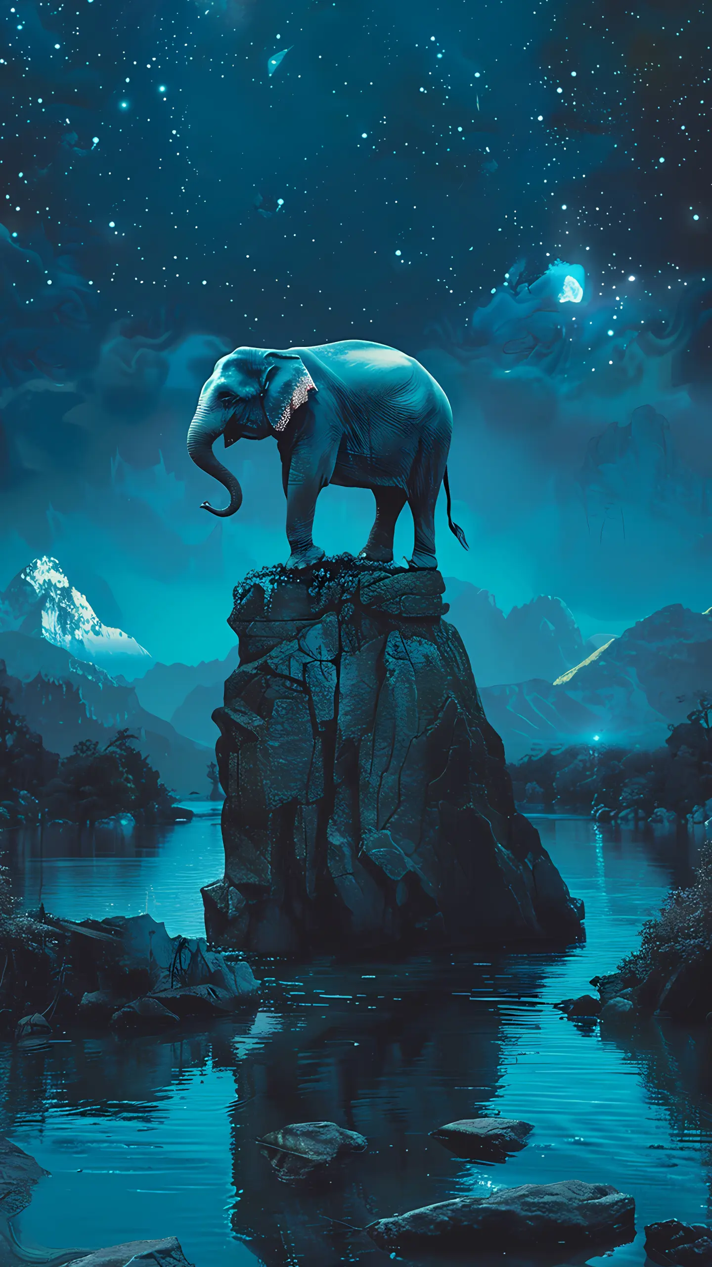 Starry & Moonlight Elephant