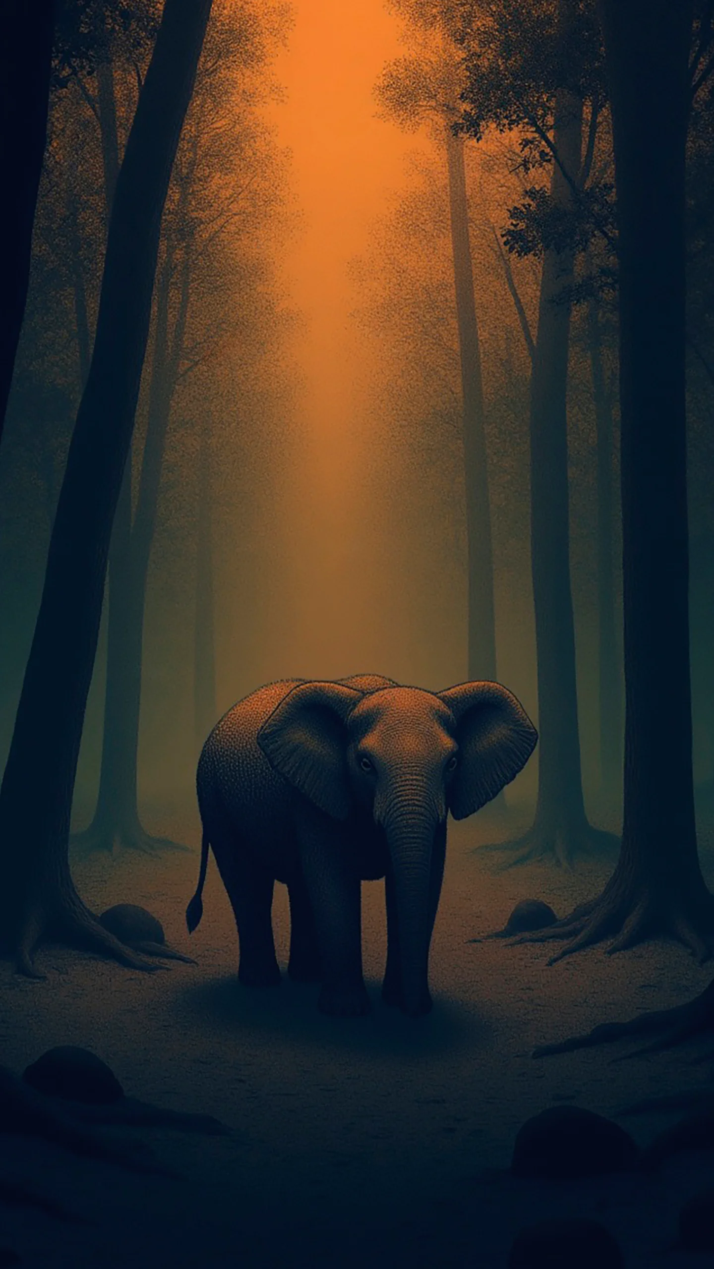 Sunset in Jungle